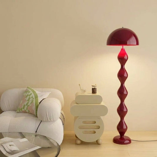 Nordic mushroom floor lamp with LED light